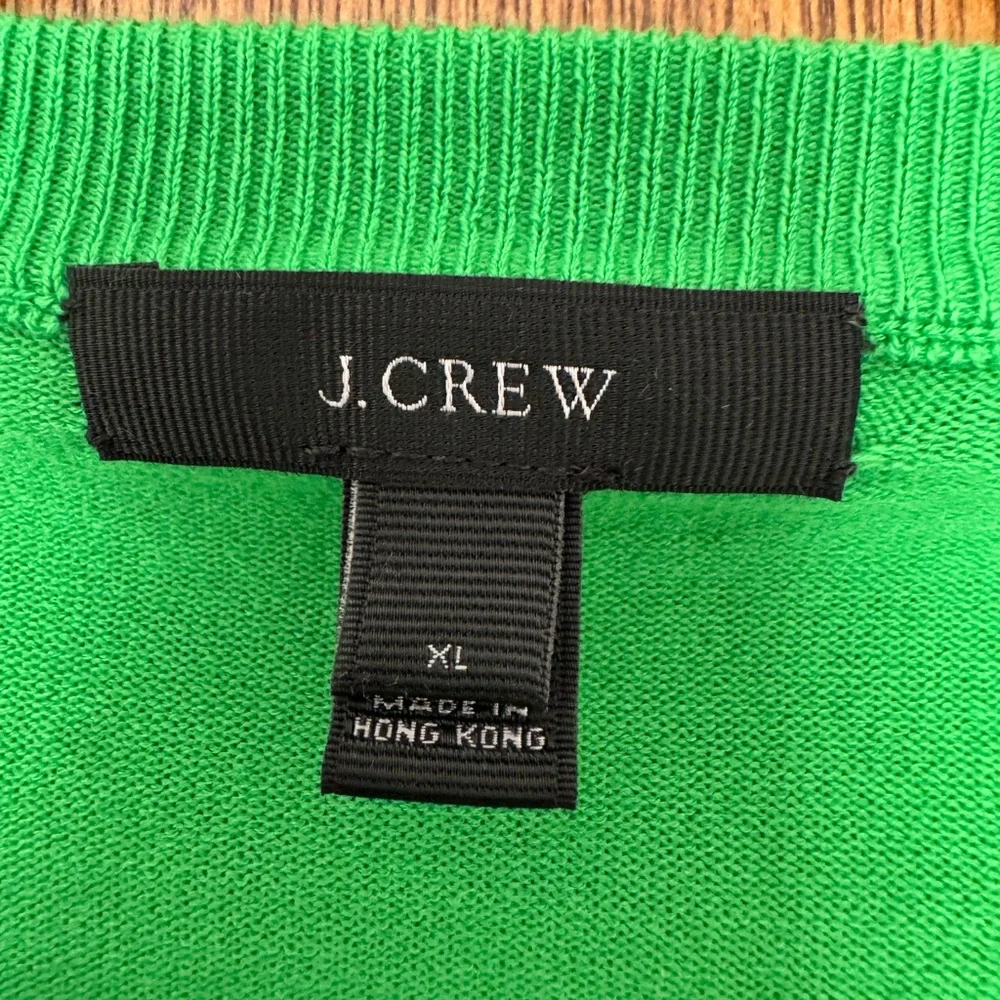 J. Crew Kelly Green Button-Front Cardigan - Picture 3 of 5